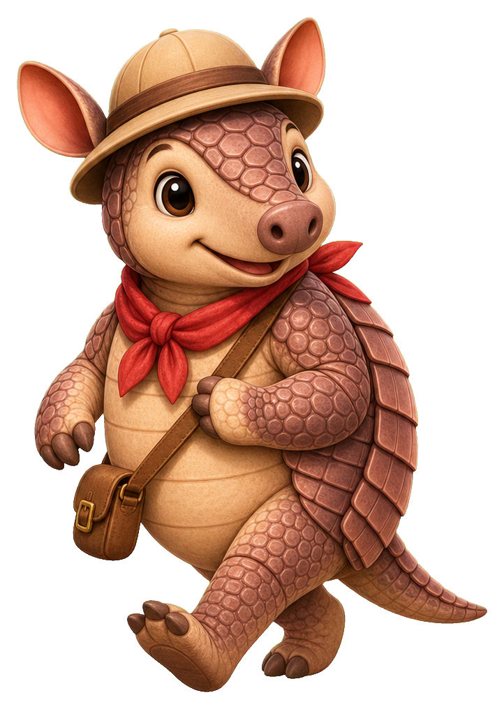 Preview for Adventurer Armadillo Sticker