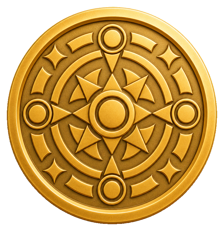 Preview for Golden Game Token Sticker