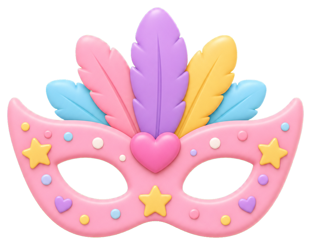 Preview for Party Mask Sticker For Celebration Designs