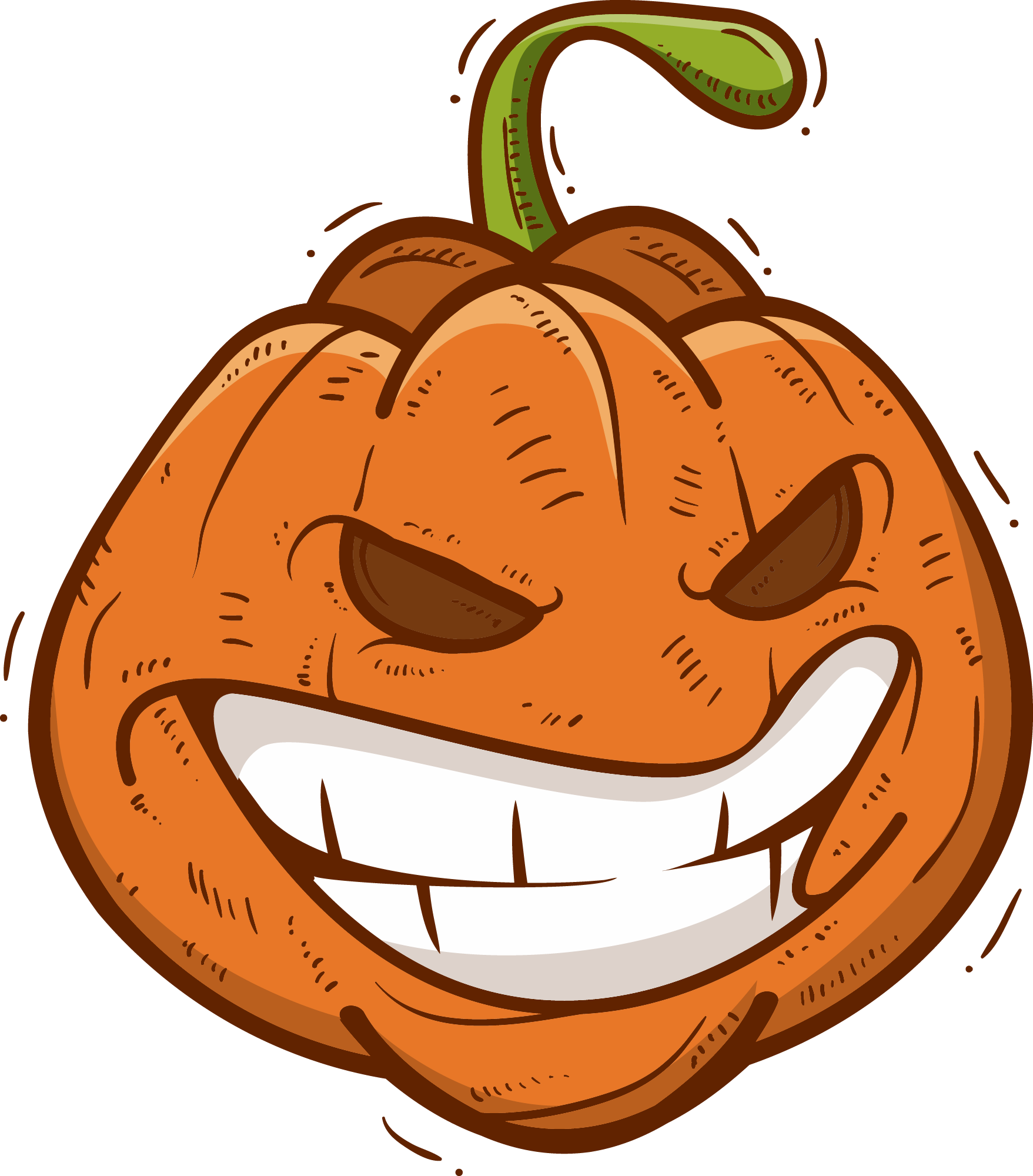 Preview for Halloween-jack-o-lantern-cartoon-pumpkins-sticker-95335