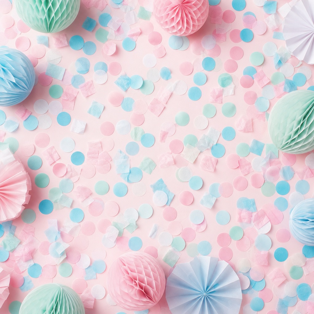 Preview for Pastel Confetti Baby Shower Background
