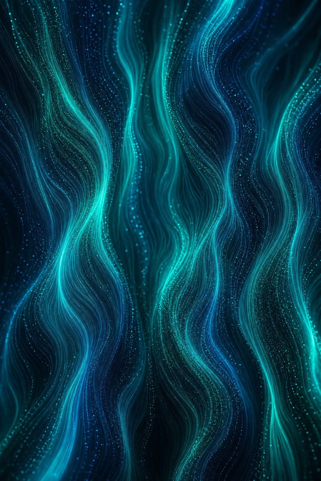 Preview for Vertical Teal Wave Field Background