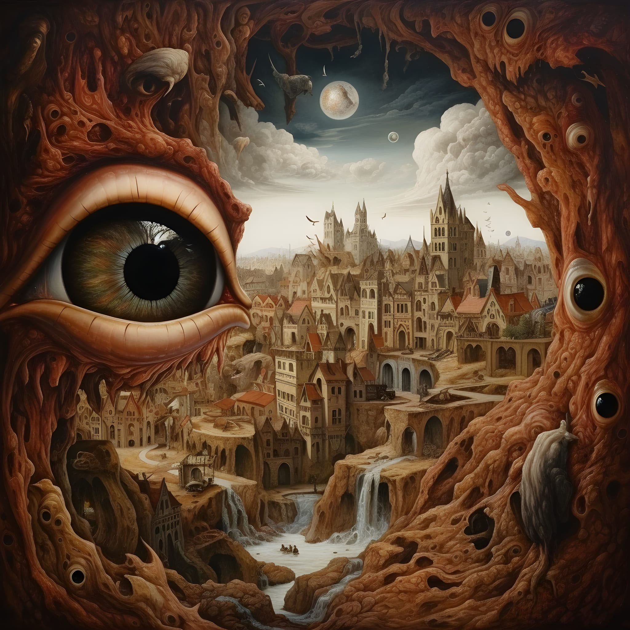 Preview for Surreal-cityscape-eye-ai-images-background-ec215