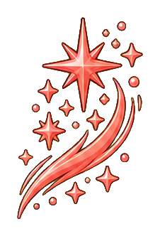 Preview for Coral Sparkle Swoosh Sticker