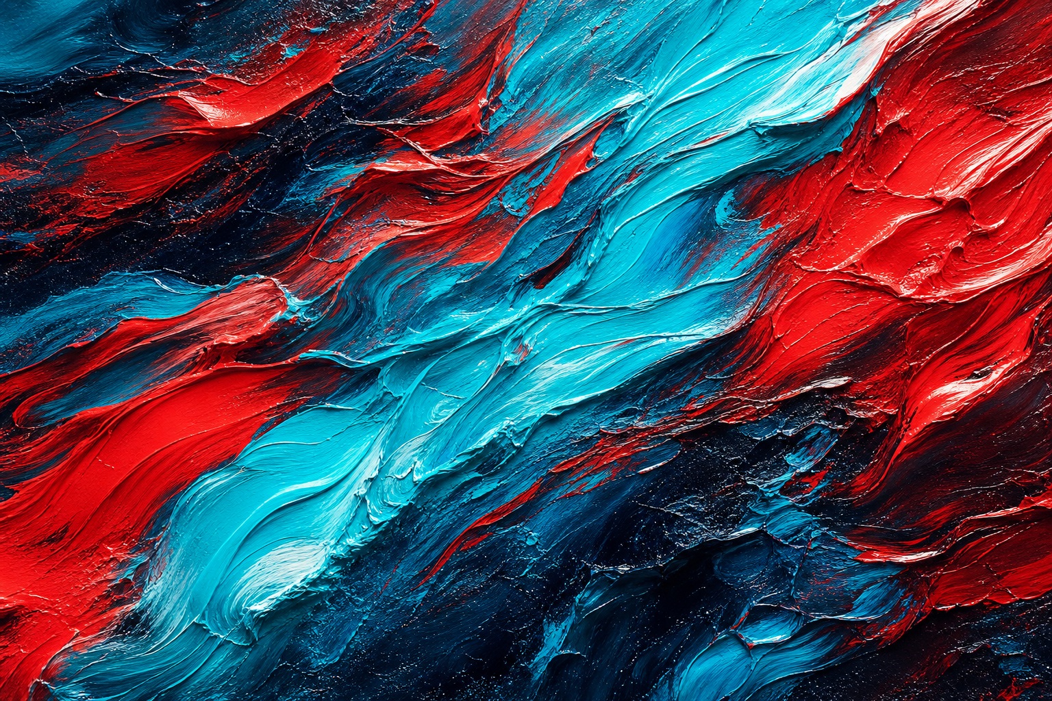 Preview for Red Cyan Acrylic Ridges Background