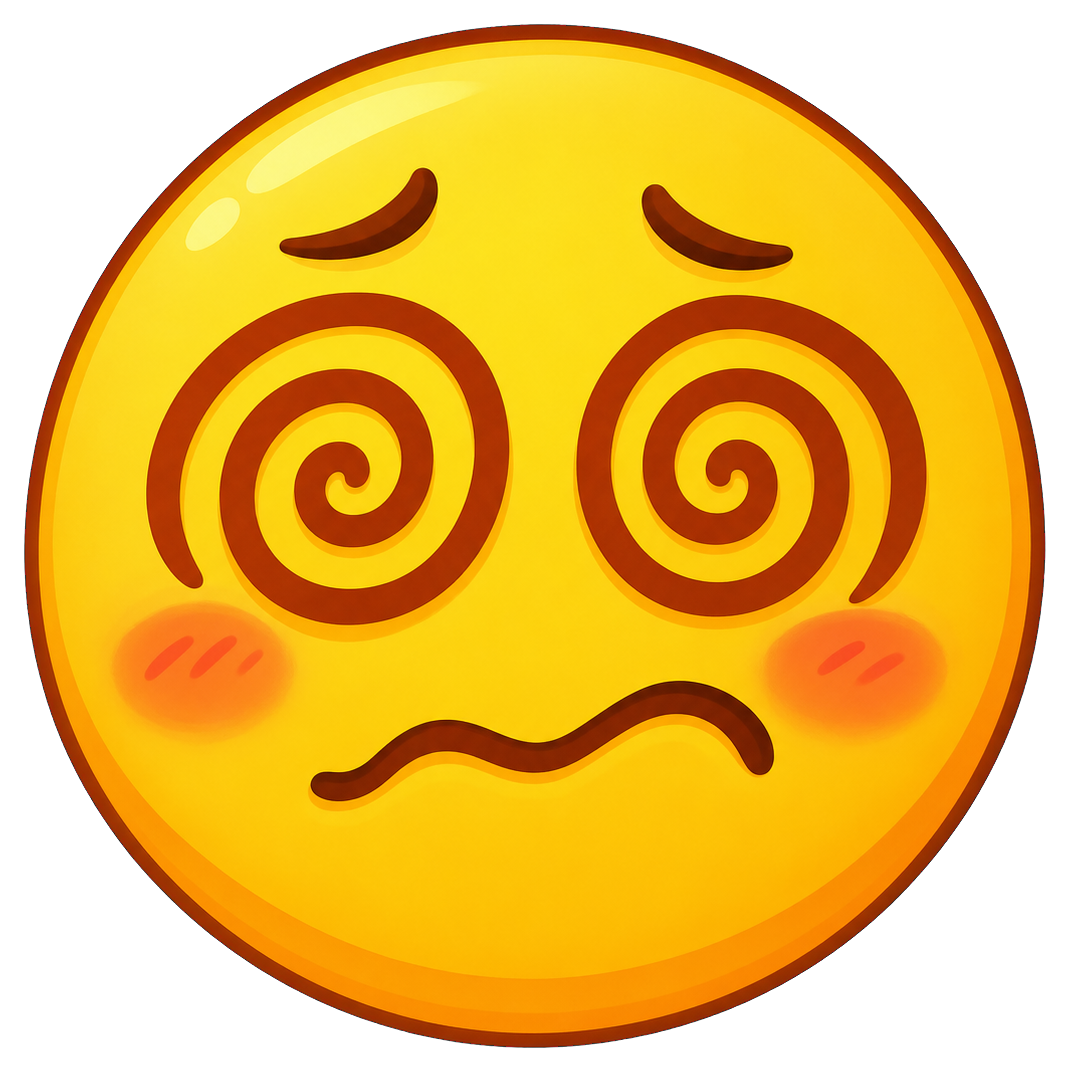 Preview for Dizzy Confused Face Sticker