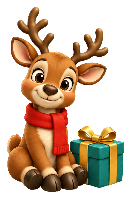 Preview for 3d Christmas Reindeer Gift