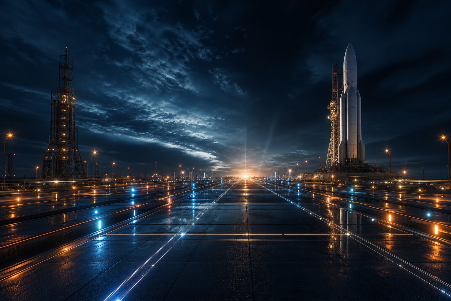 Preview for Dark Launch Pad Background
