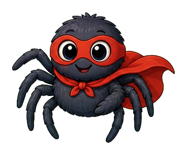 Preview for Superhero Spider Sticker