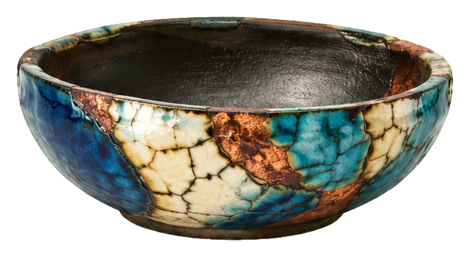 Preview for Raku Pottery Wide Bowl