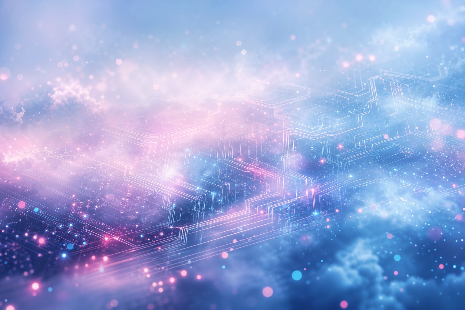 Preview for Dreamy Ai Tech Background Stock Background