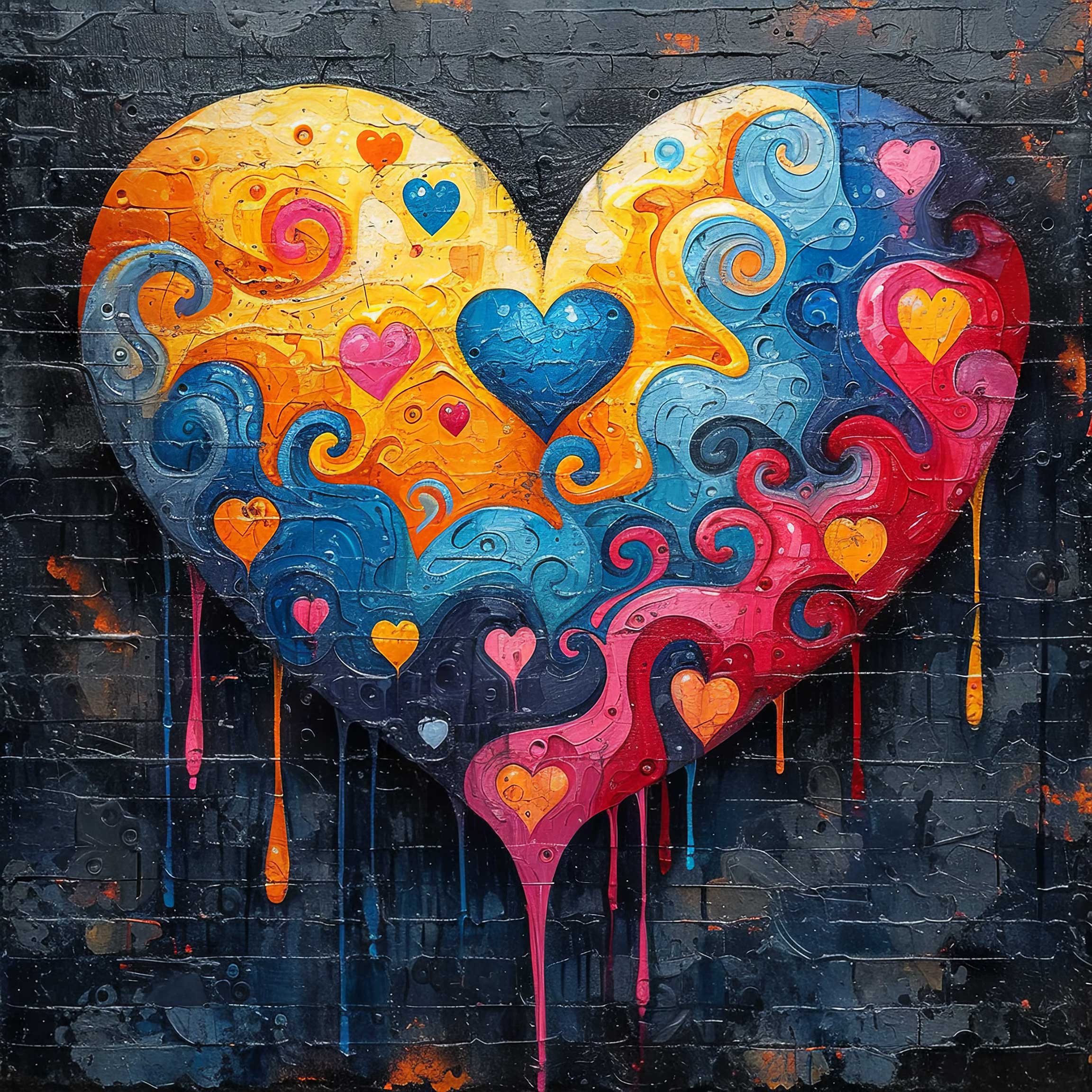 Preview for Vibrant-heart-artwork-love-background-5cfb4