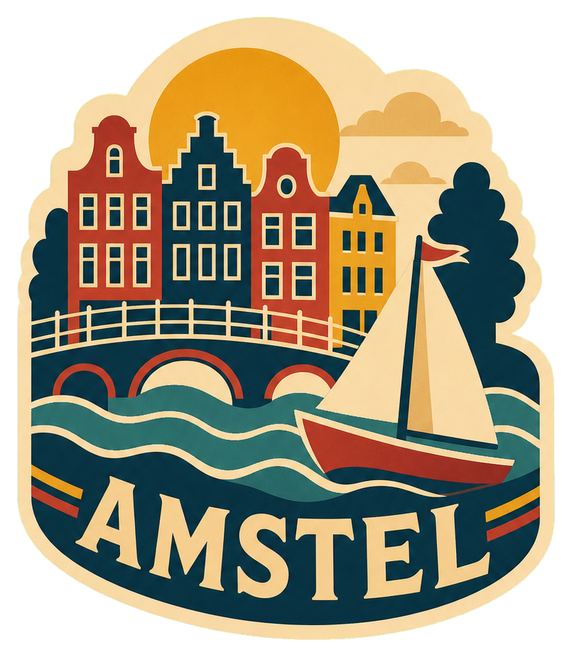 Preview for Amstel Sailboat Sticker
