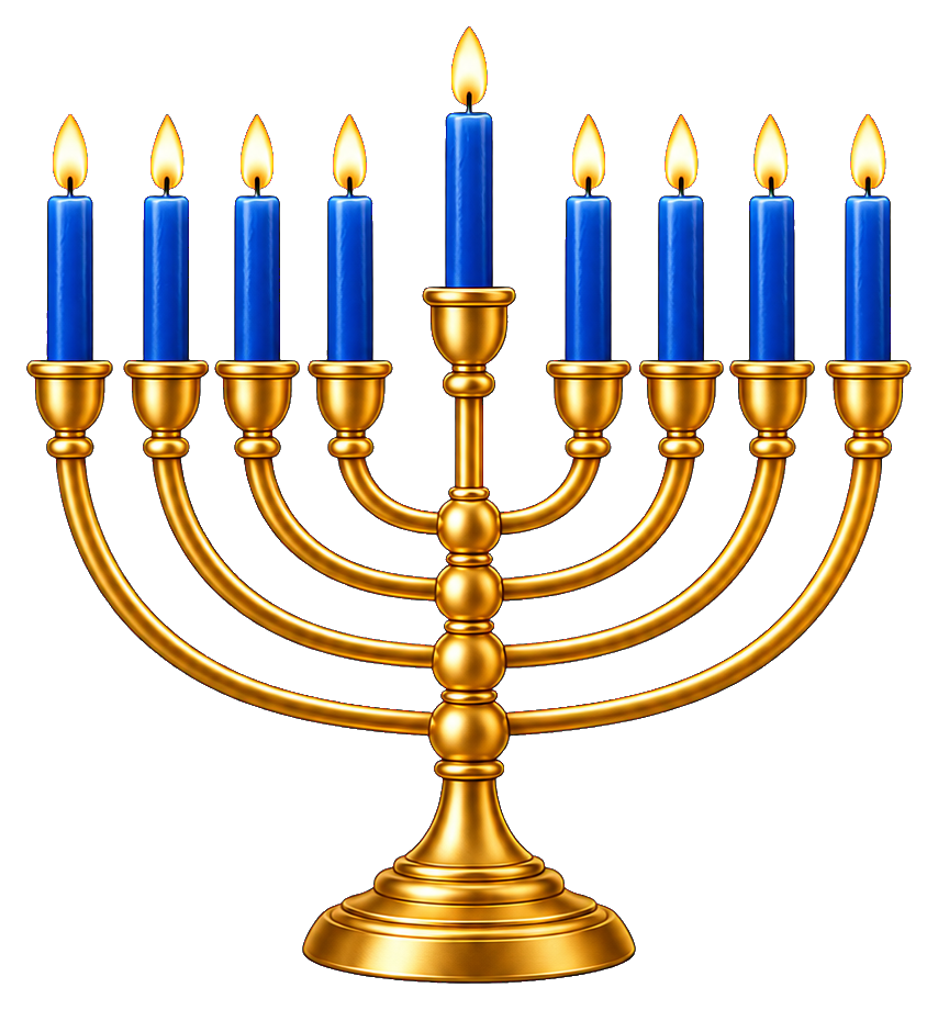 Preview for Golden Hanukkah Menorah