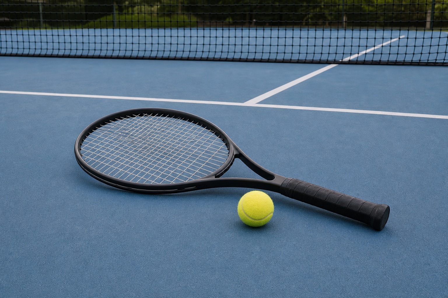 Preview for Tennis Racket And Ball Background