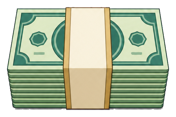 Preview for Strapped Bills Money Sticker