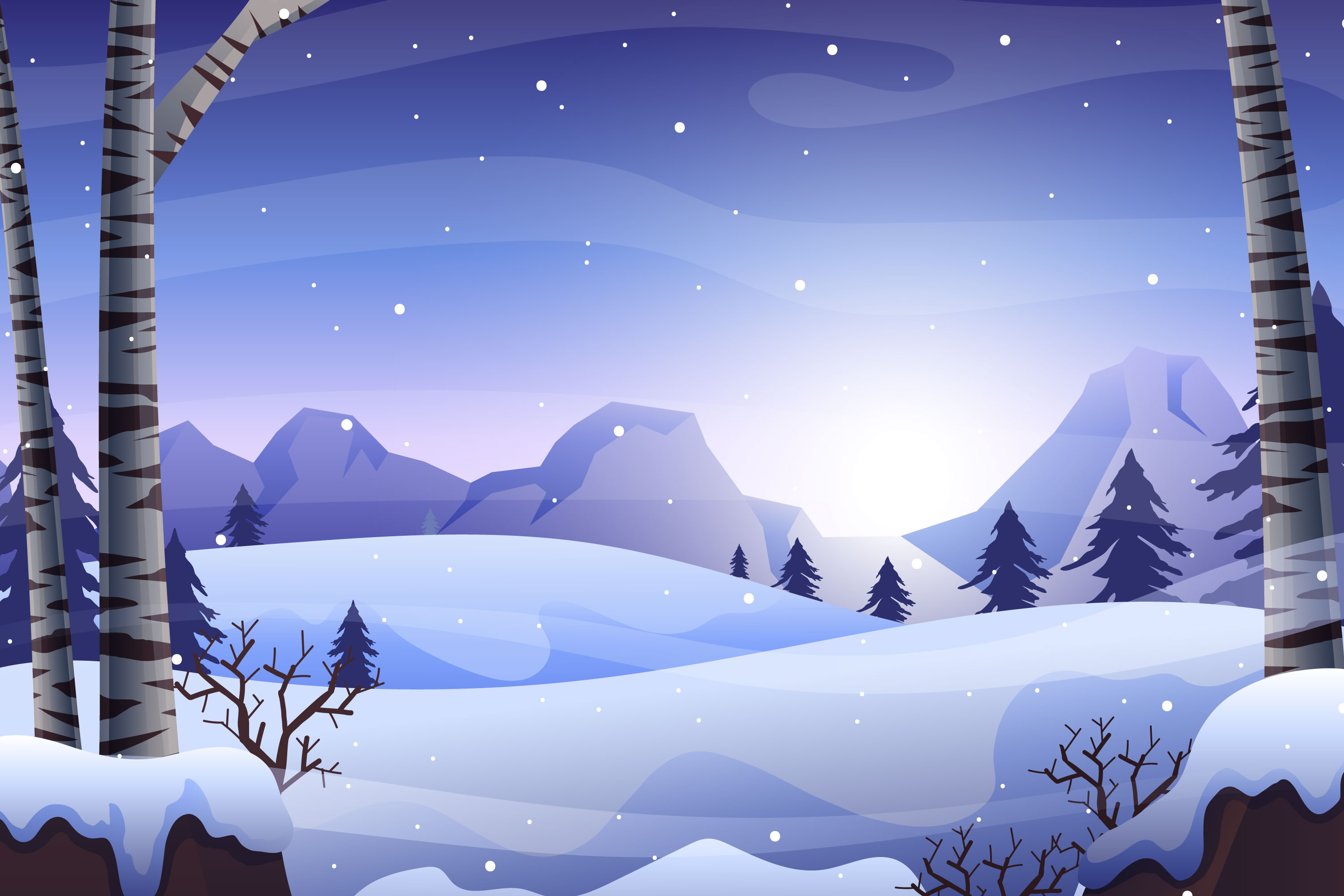Preview for Winter-landscape-illustration-background-6265d