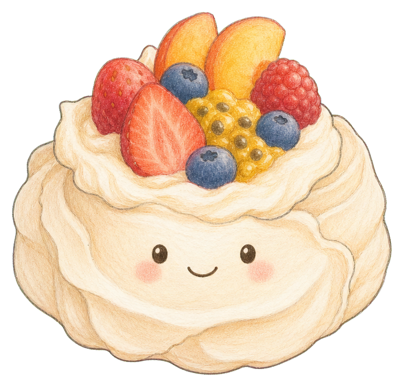 Preview for Pavlova With Fruit Topping Sticker