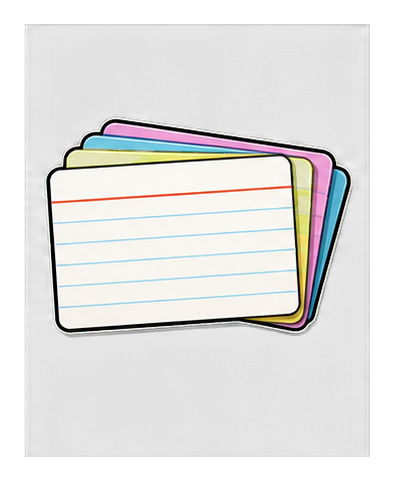 Preview for Blank Index Cards Sticker