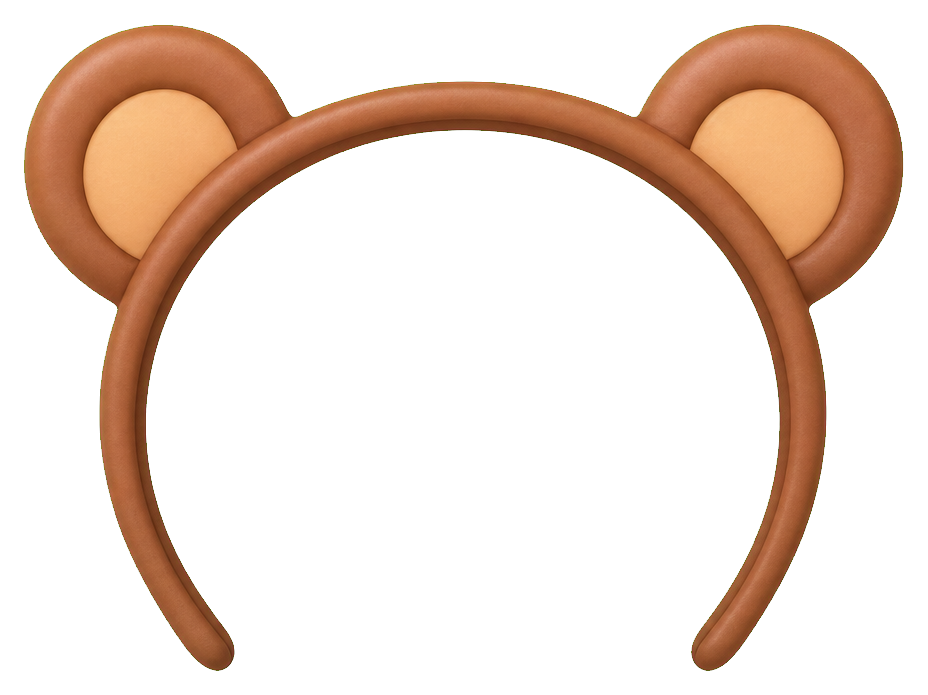 Preview for Bear Ears Headband Sticker