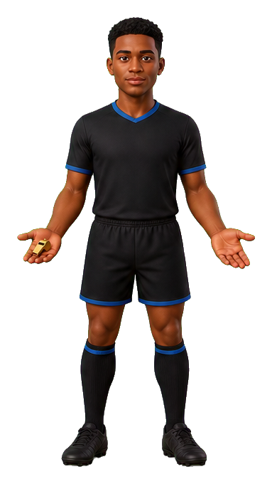 Preview for Soccer Referee Character Sticker