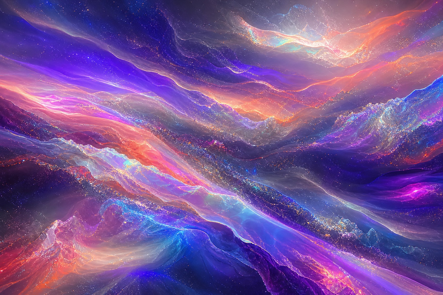 Preview for Iridescent Cosmic Fantasy Background