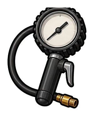 Preview for Plain Air Pressure Gauge Sticker