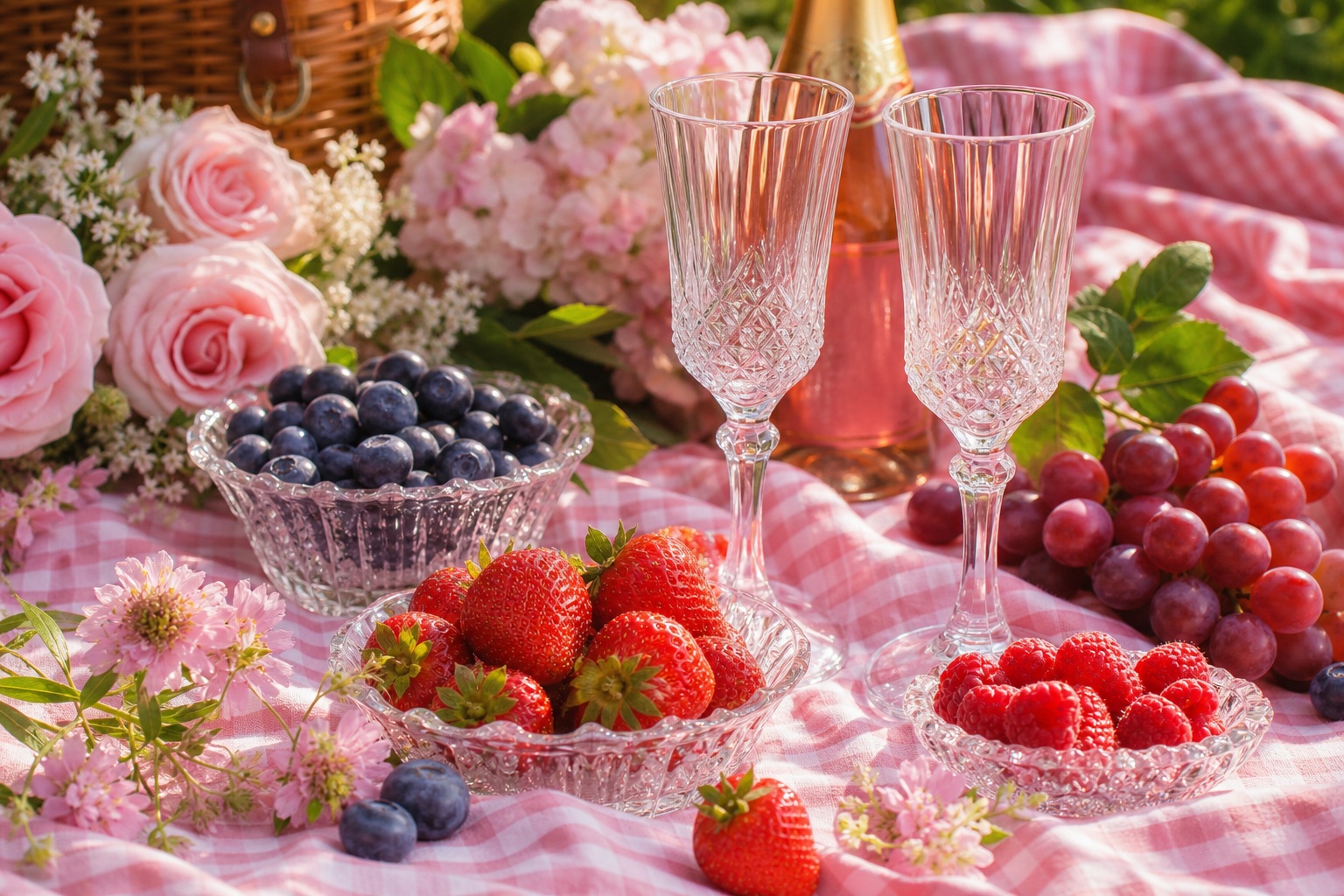 Preview for Romantic Picnic Party Background