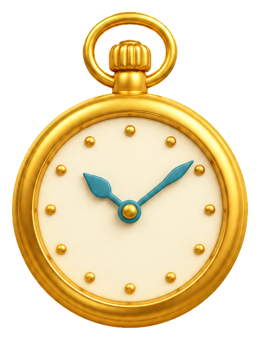 Preview for 3d Cozy Reading Pocket Watch
