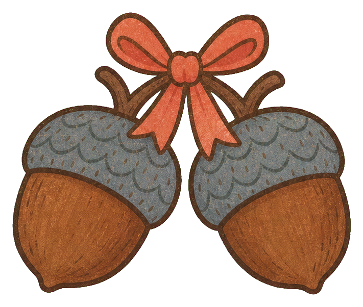 Preview for Halloween Acorn Pair Sticker