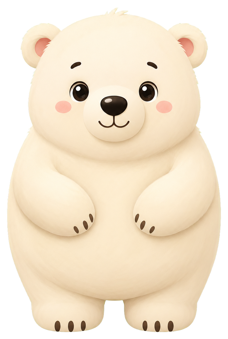 Preview for Polar Bear Sticker Graphic For Pizap Designs