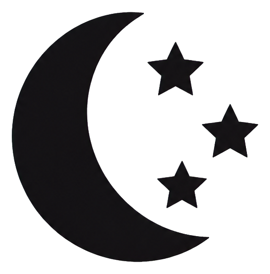 Preview for Black Crescent Sticker