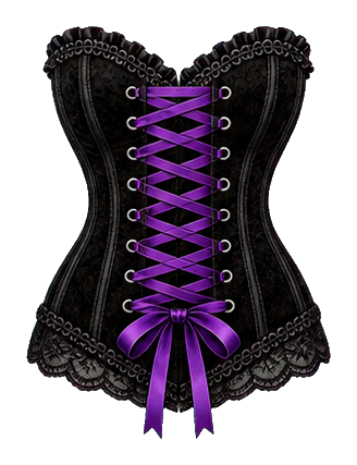 Preview for Black Velvet Corset Sticker