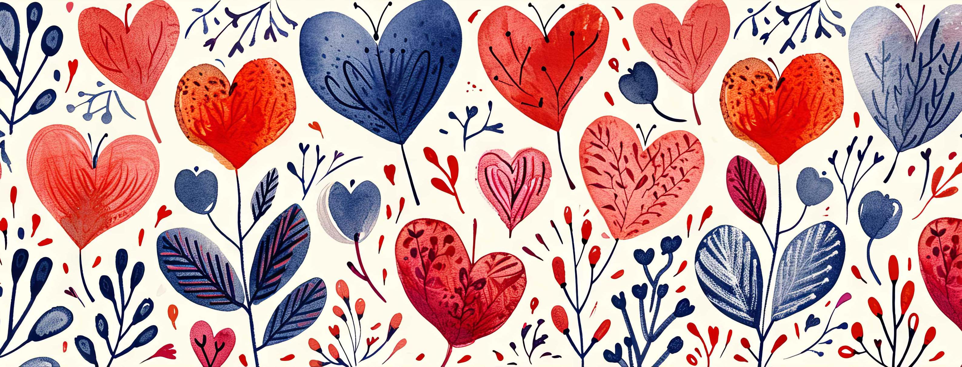 Preview for Vintage-heart-pattern-design-heart-cover-background-15792