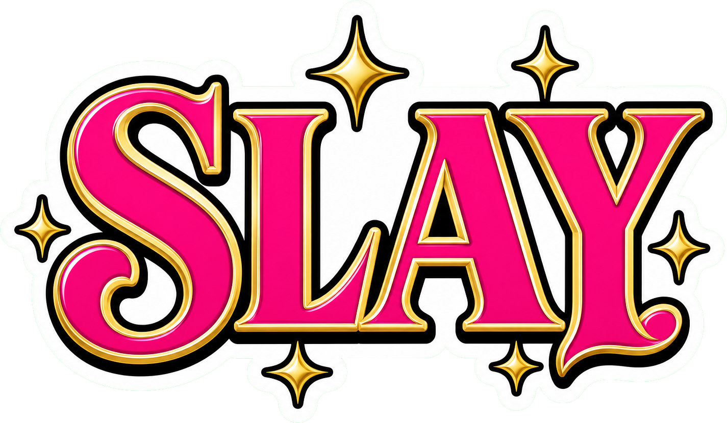 Preview for Slay Word Sticker Graphic