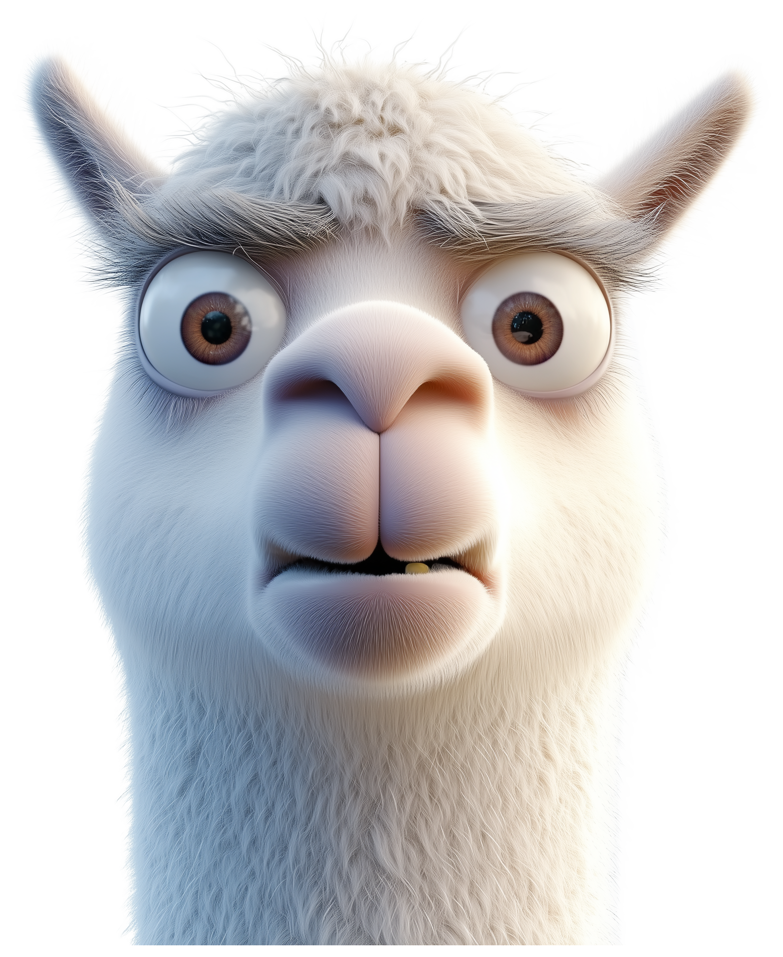 Preview for Llama Emoji Sticker Graphic