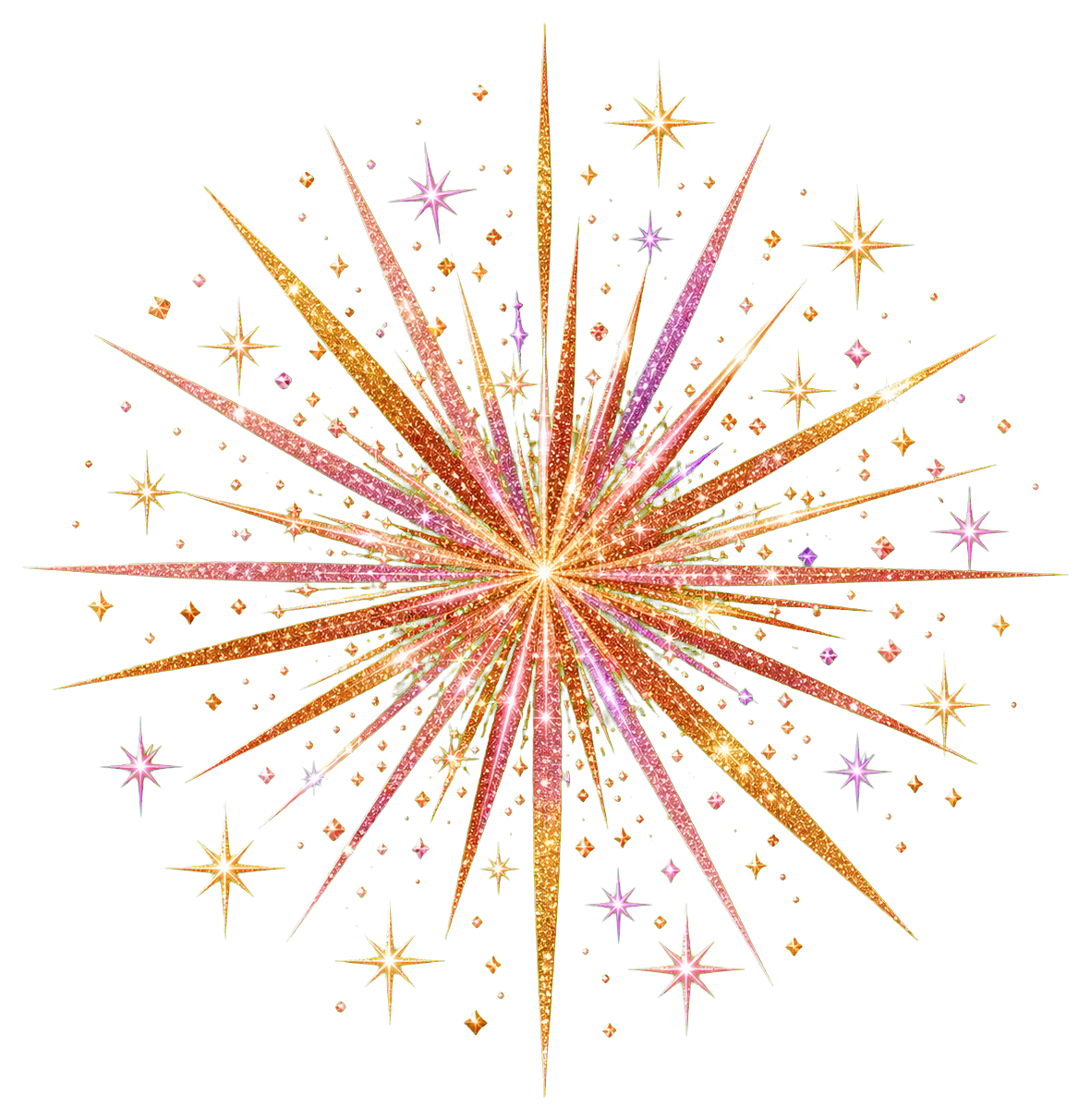 Preview for Glitter Burst Sticker