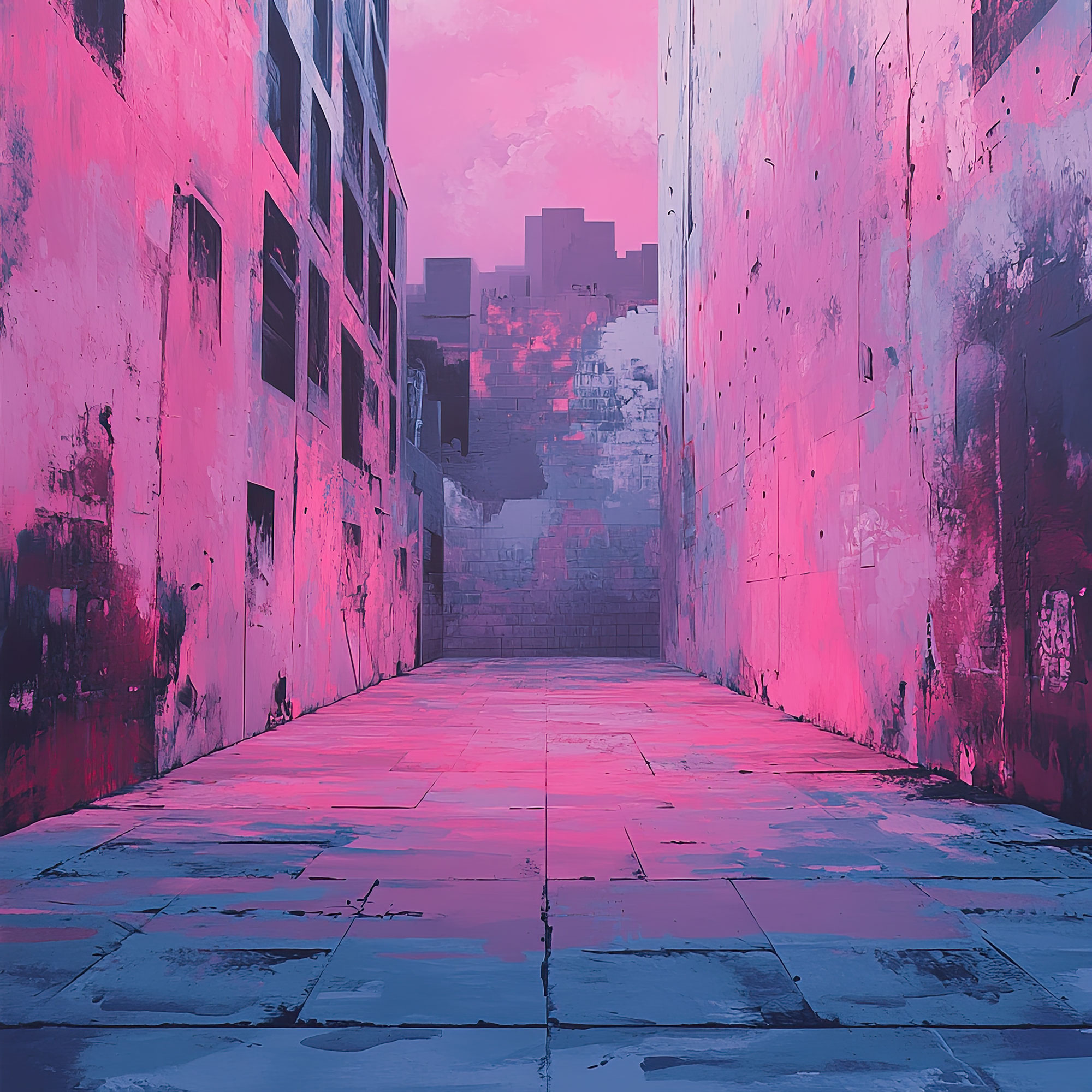 Preview for Urban-alleyway-art-template-interior-backdrop-background-452b8