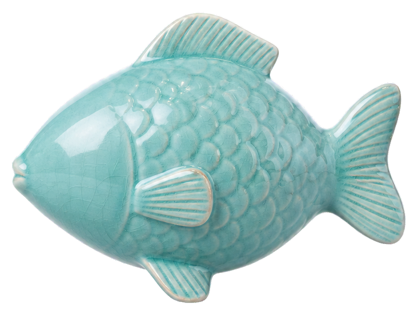 Preview for Aqua Ceramic Fish Figurine Sticker