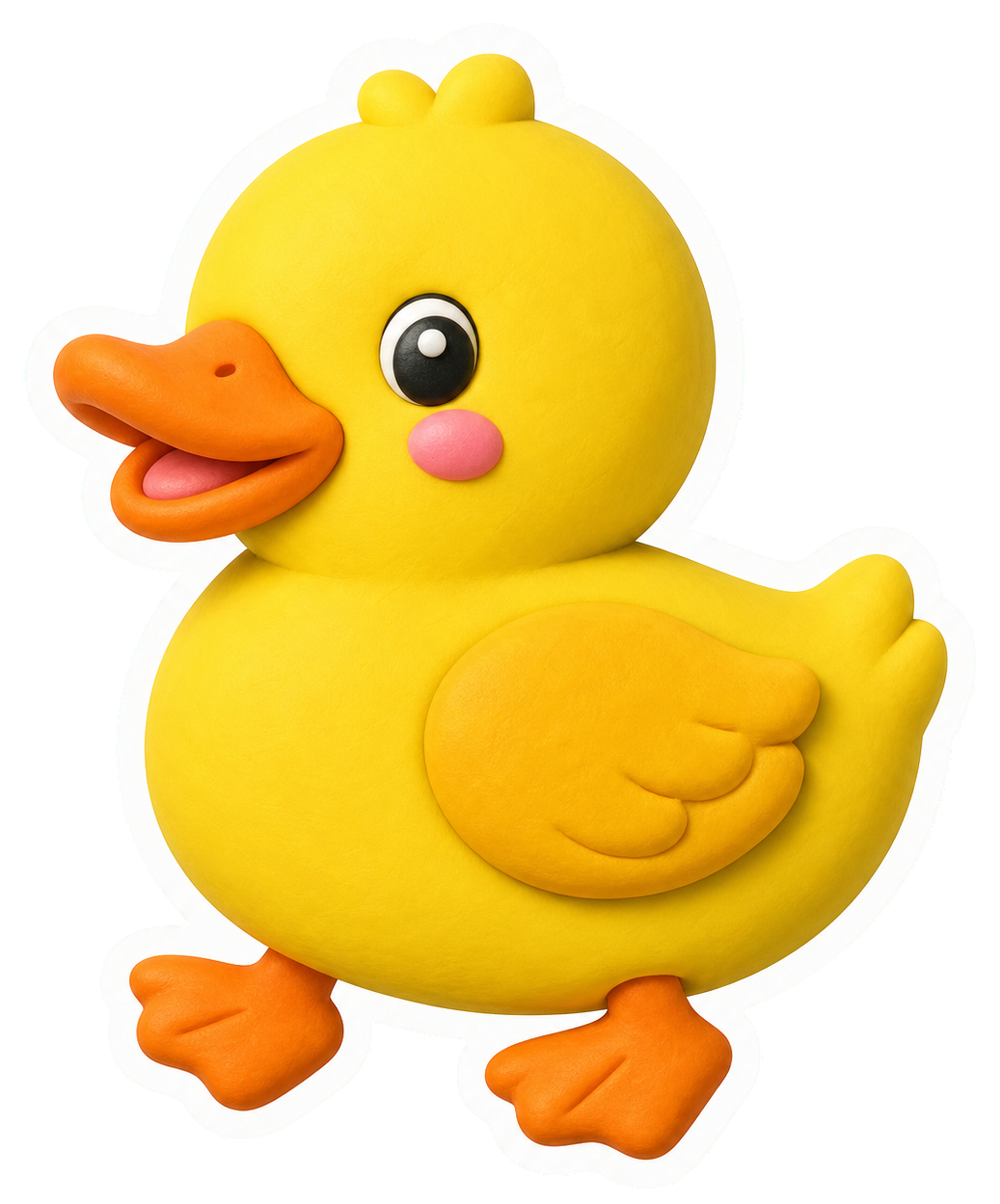 Preview for Cute Duck Sticker Graphic For Pizap Designs