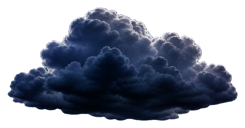 Preview for Moonlit Storm Cloud Sticker