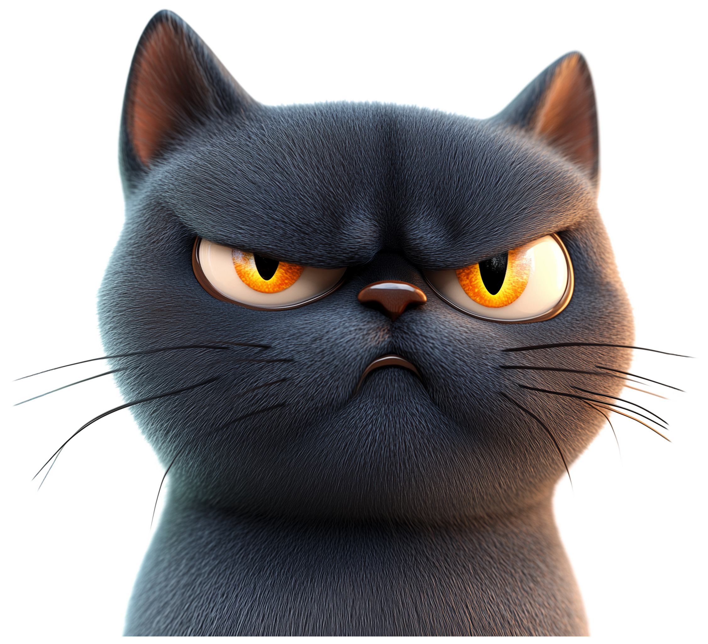Preview for Angry Black Cat Emoji Sticker