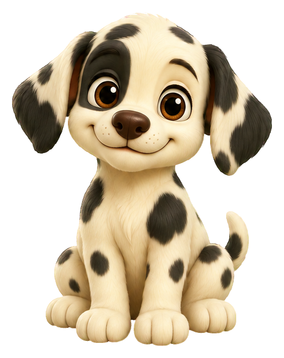 Preview for 3d Puppy Pals Dalmatian Puppy