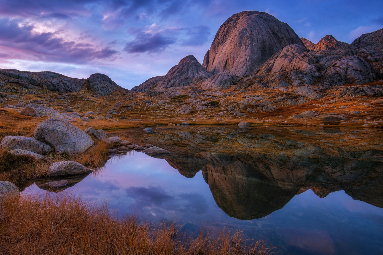 Preview for Mountain Reflection Autumn Background