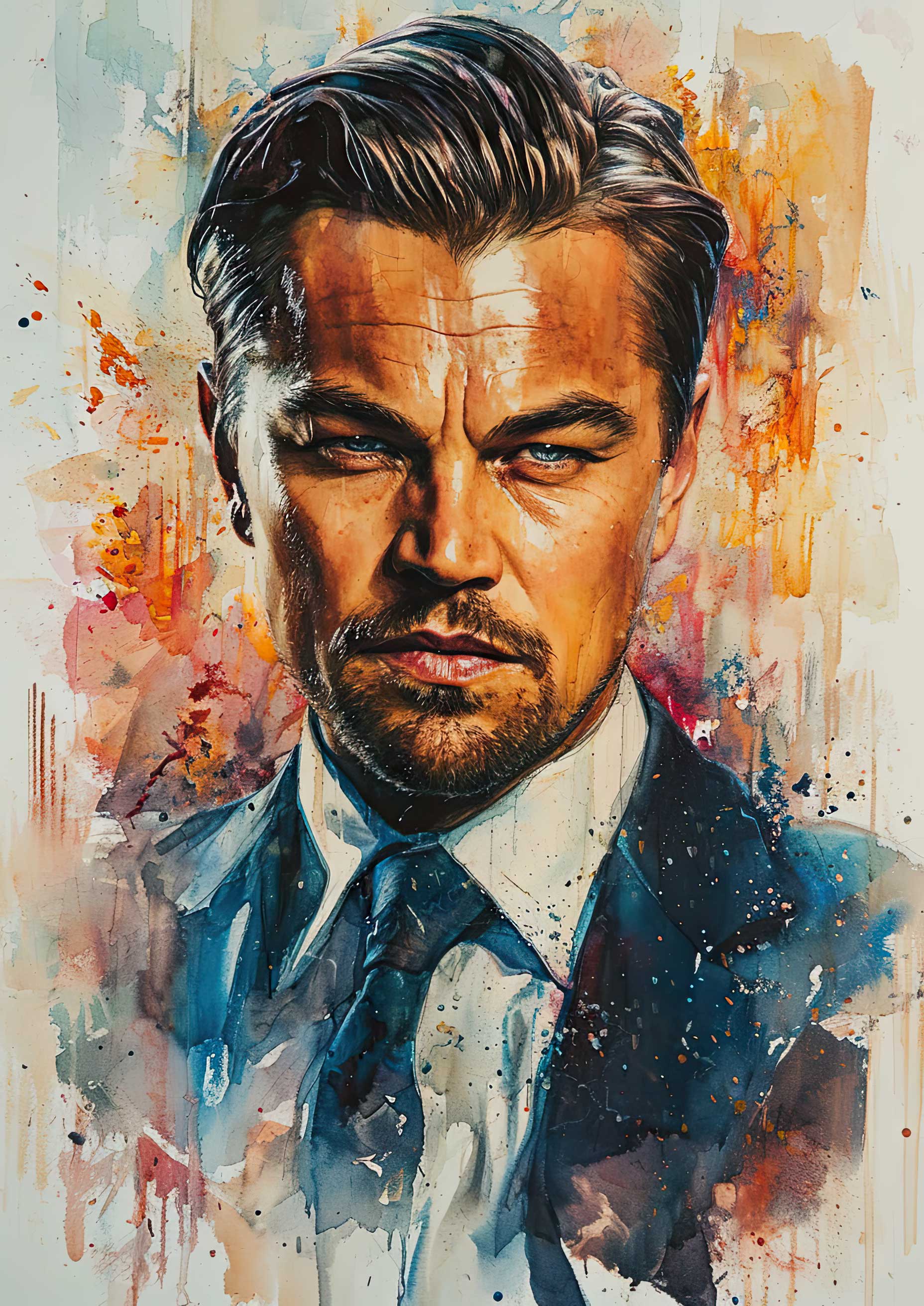 Preview for Leonardo-dicaprio-watercolor-portrait-celebrities-background-bdd8a