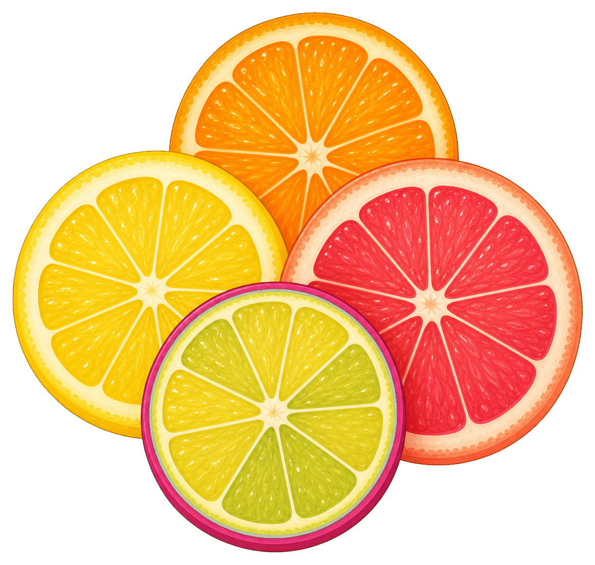 Preview for Citrus Wheel Cluster Sticker