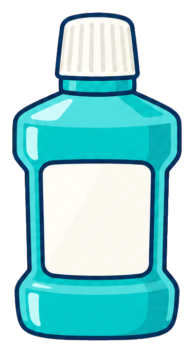 Preview for Dental Mouthwash Bottle