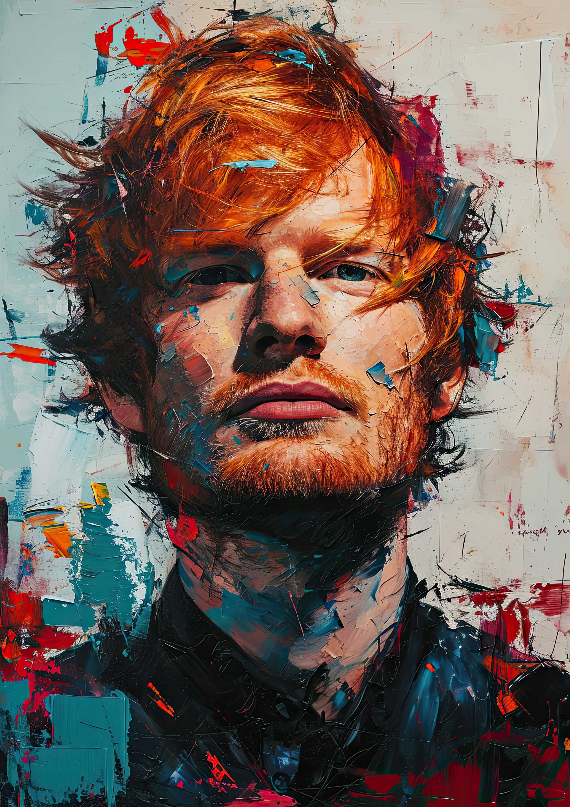 Preview for Ed-sheeran-abstract-portrait-art-celebrities-background-5d1ed