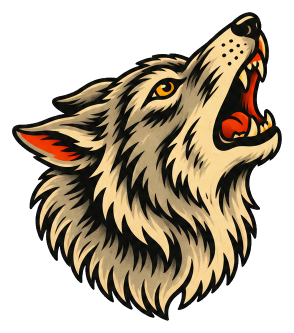 Preview for Tattoo Flash Wolf Head