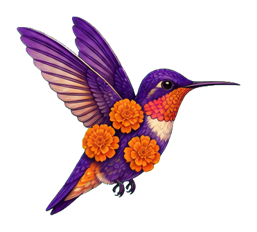 Preview for Frida Kahlo Hummingbird Sticker